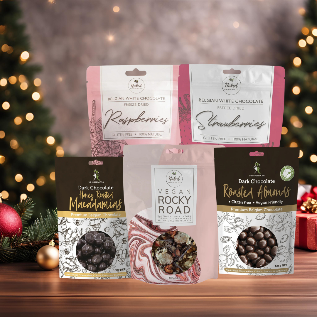 Holiday Indulgenc Chocolate & Nut Hamper (Gluten-Free & Vegetarian)