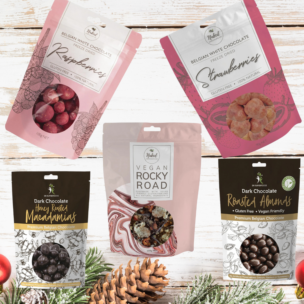 Holiday Indulgenc Chocolate & Nut Hamper (Gluten-Free & Vegetarian)