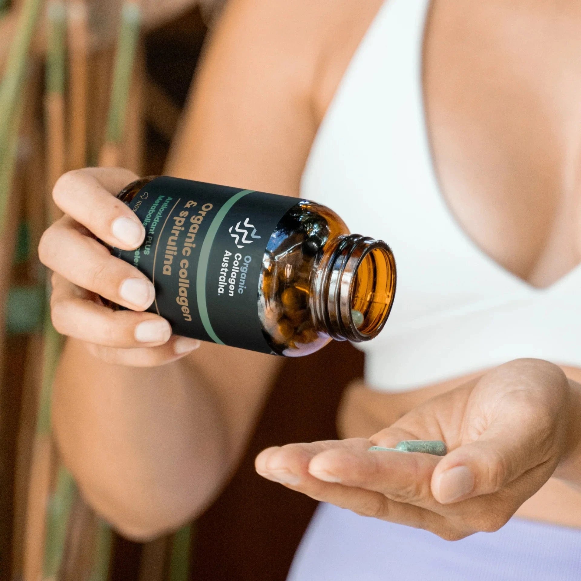 Organic Collagen Australia Immune Capsules Organic Collagen Australia Organic Collagen & Spirulina 120 capsules