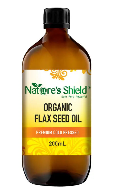 Nature's Shield Organic Flax Seed Oil 200mL