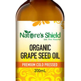 Nature's Shield Organic Grape Seed Oil 200mL