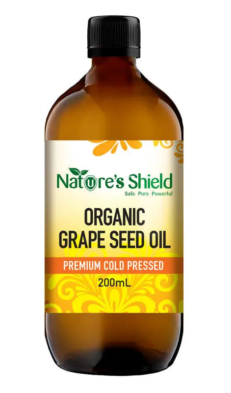 Nature's Shield Organic Grape Seed Oil 200mL