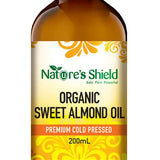 Nature's Shield Organic Sweet Almond Oil 200mL