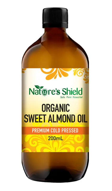 Nature's Shield Organic Sweet Almond Oil 200mL