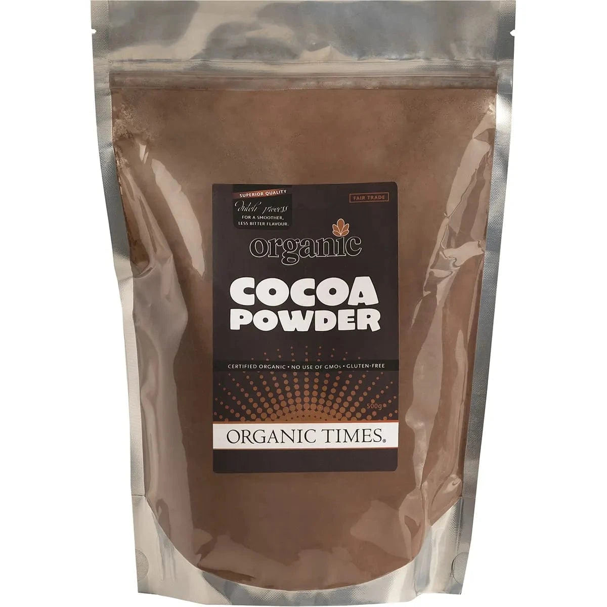 Organic Times Baking Mixes 500g Organic Times Cocoa Powder