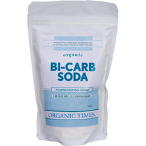 Organic Times Health & Beauty Organic Times Bi-Carb Soda Organic Pharmaceutical Grade 500g