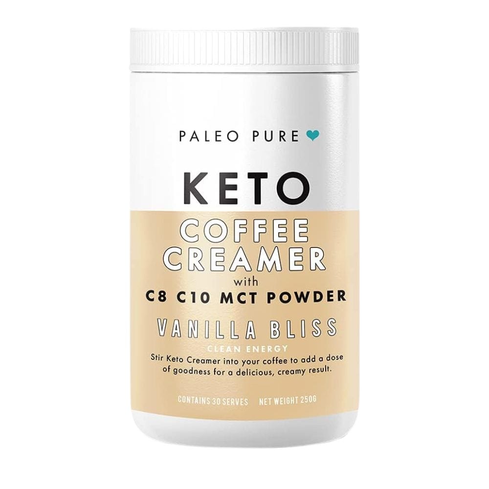 Paleo Pure Coffee Creamer Vanilla Bliss Paleo Pure Keto Coffee Creamer 250g