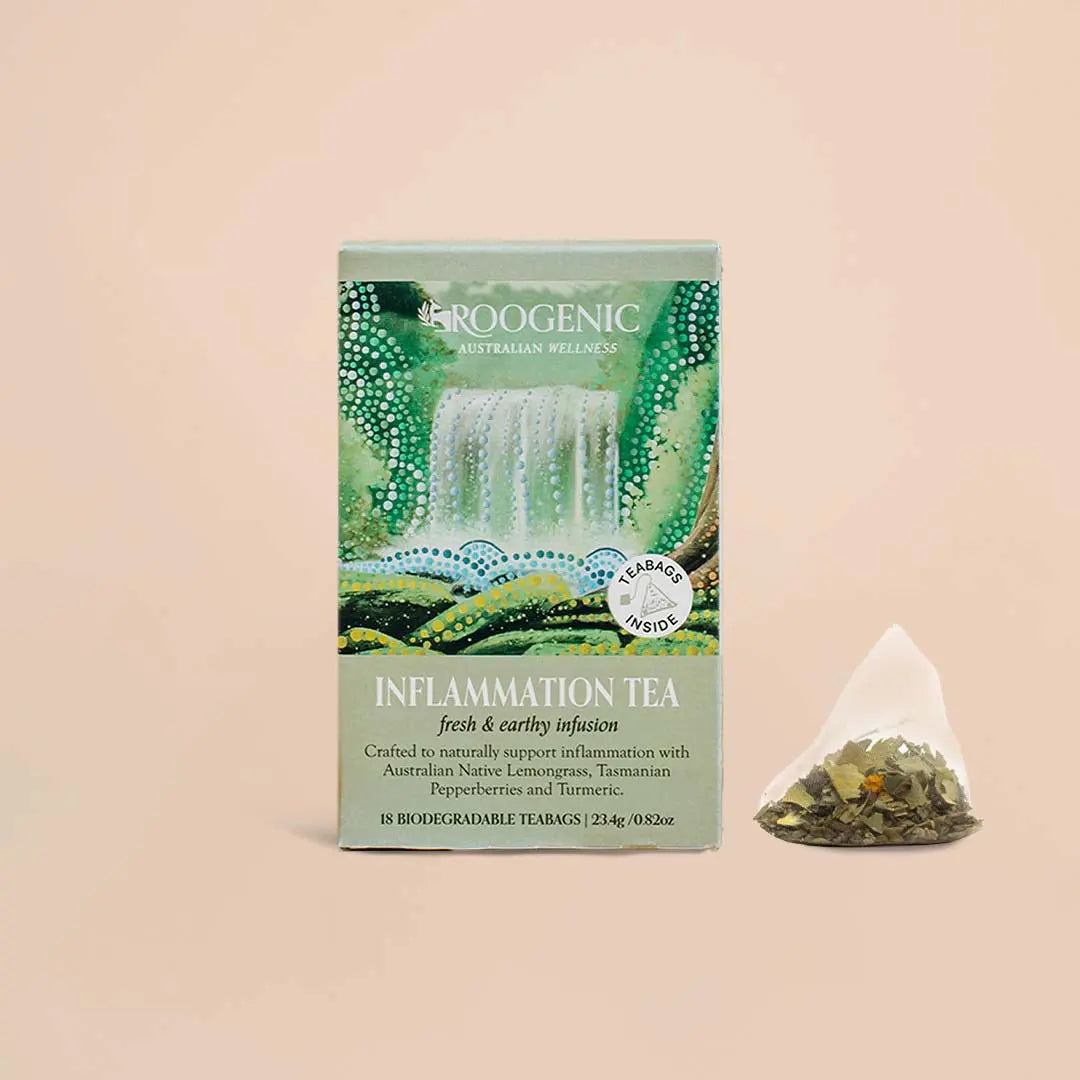 ROOGENIC AUSTRALIAN INFLAMMATION TEA X 18 TEA BAGS (WAS NATIVE ANTI-INFLAMMITEA)