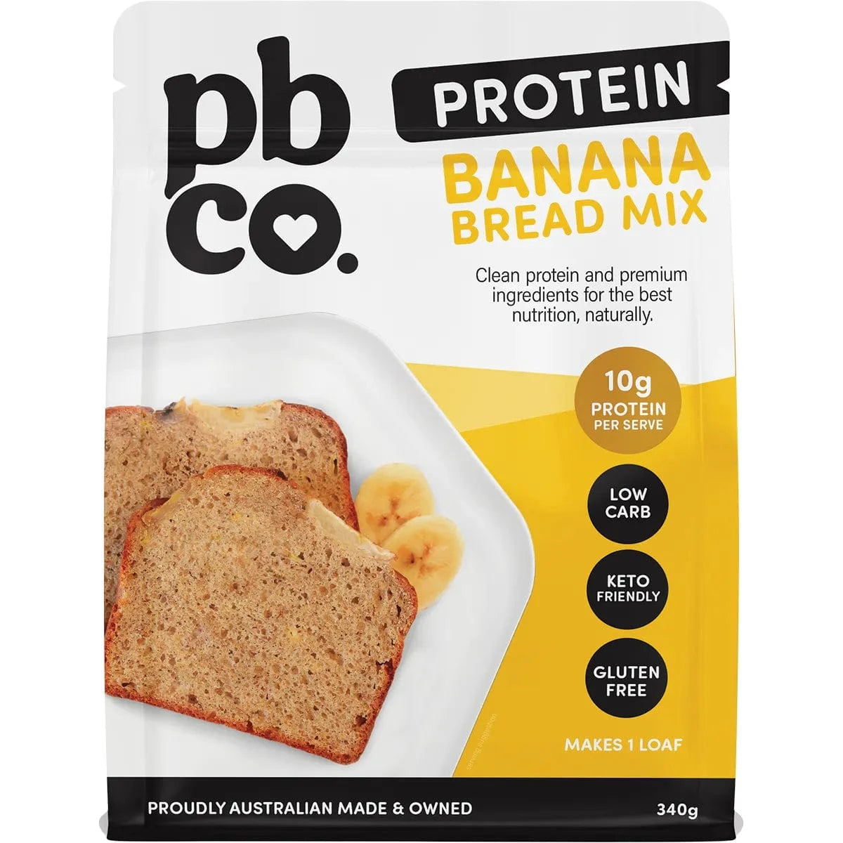 PBCO Baking Mixes PBCO Plant Protein Banana Bread Mix 340g
