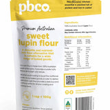PBCO Baking Mixes PBCo Sweet Lupin Flour Premium Australian 350g