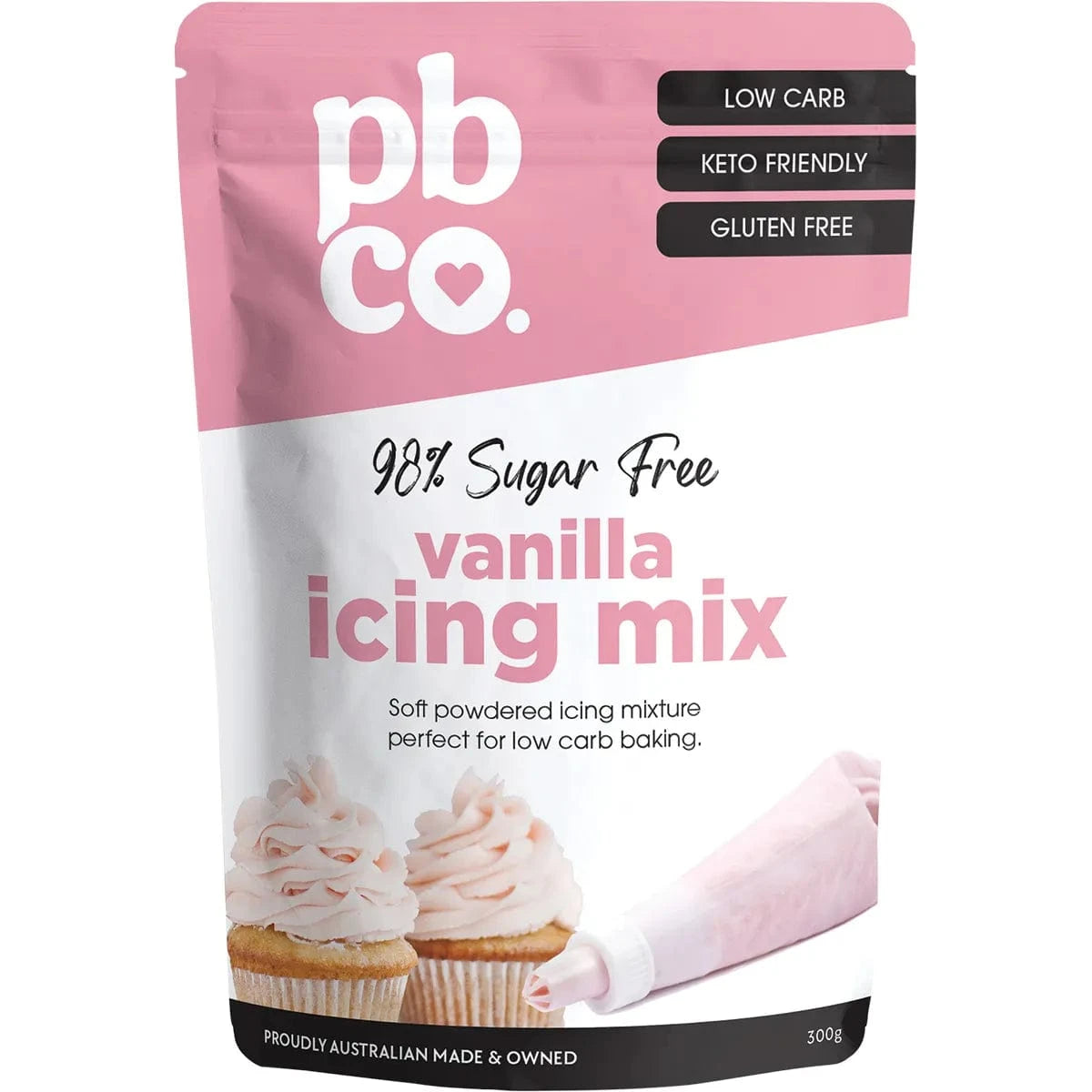 PBCO Baking Mixes PBCO Vanilla Icing Mix 98% Sugar Free 300g
