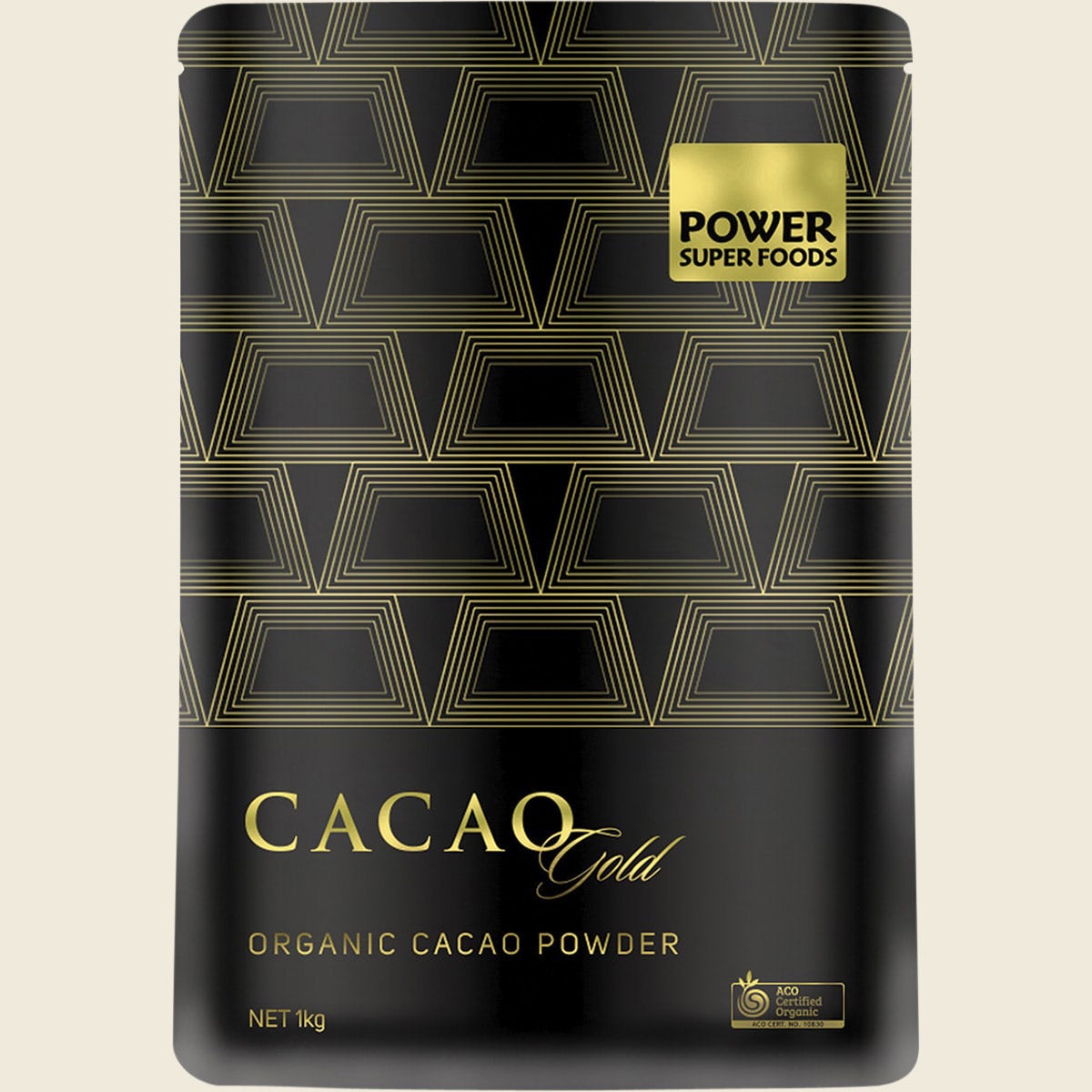 Power Super Foods Cacao Gold Powder 1kg — current front pack image