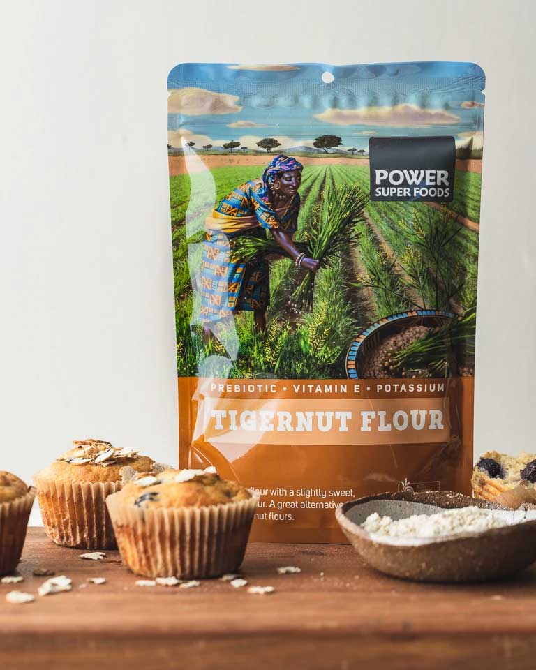 Power Super Foods Cooking & Baking Ingredients Power Super Foods Tigernut Flour - Origin Cert Org