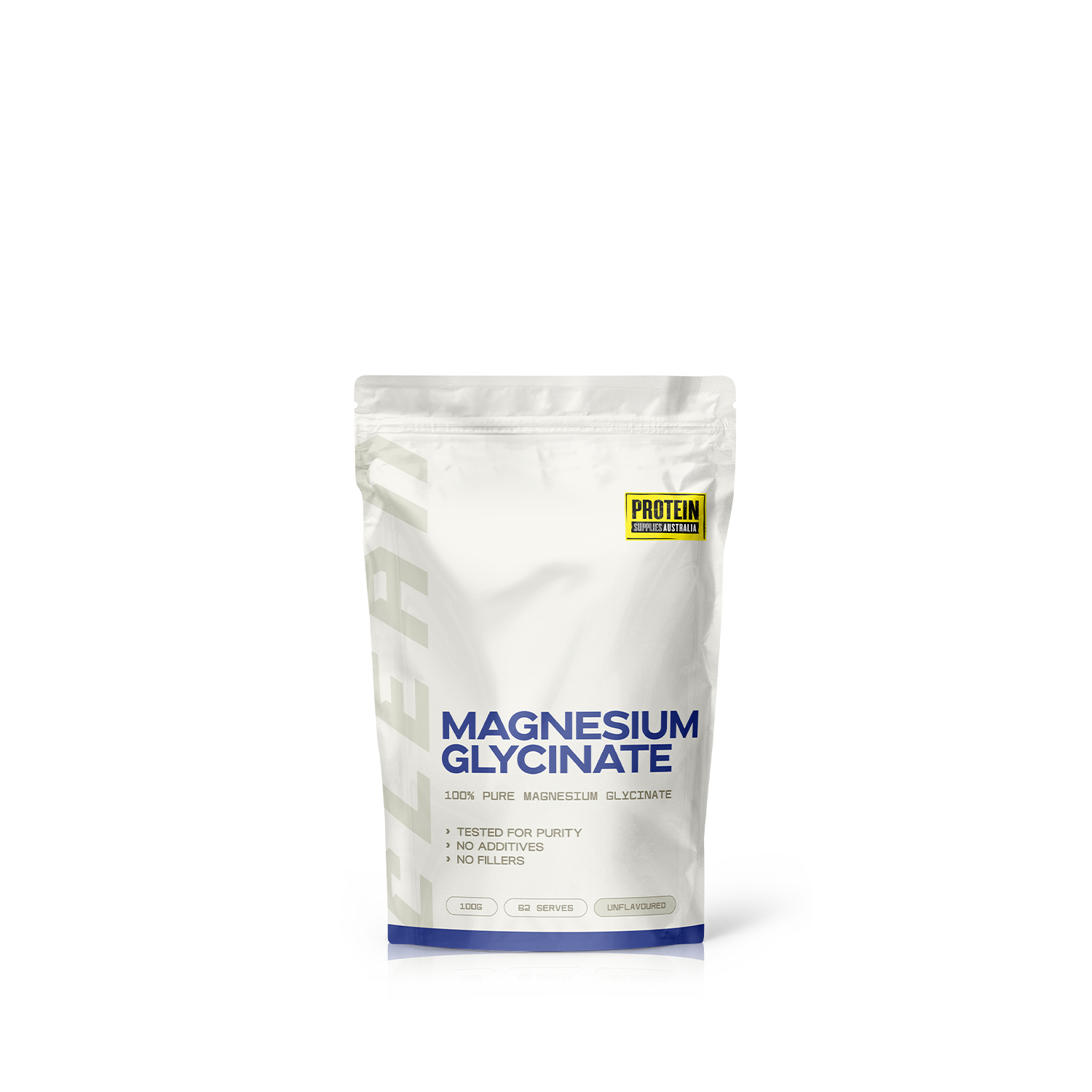 Protein Supplies Australia Magnesium Glycinate 100g front pack image
