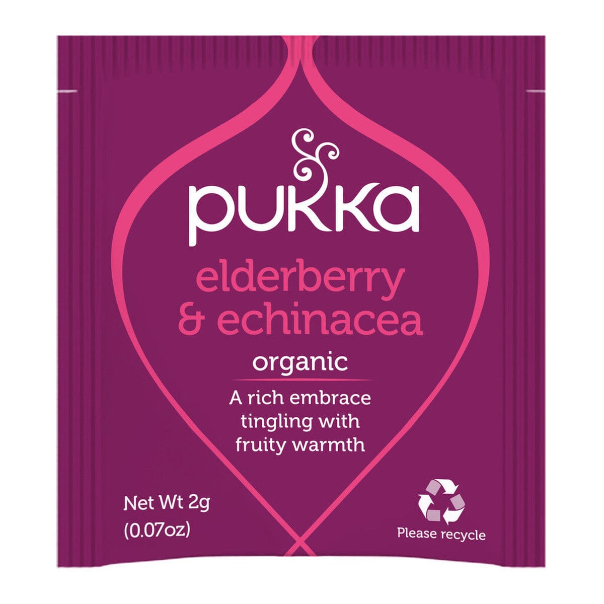 Pukka Herbs Organic Tea Pukka Herbs Elderberry & Echinacea Tea (Packet of 20 Sachets)