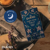 Pukka Herbs Organic Tea Pukka Herbs Night Time Tea Bags (PACKET OF 20 SACHETS)