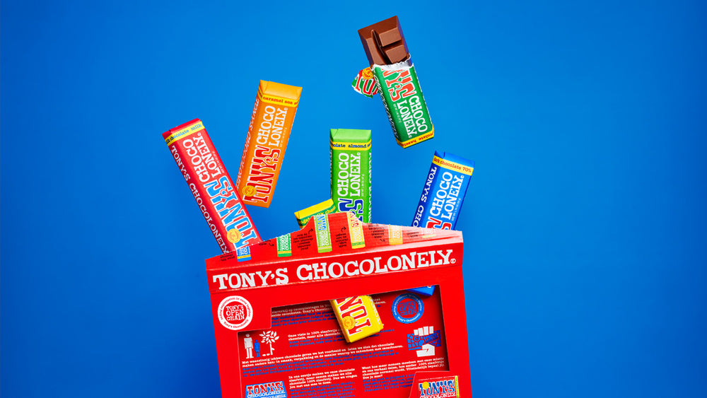 Tony's Chocolonely Rainbow Gift Pack (6 x Snack Size) 255g