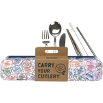RetroKitchen Carry Your Cutlery Passport Stamps combo image