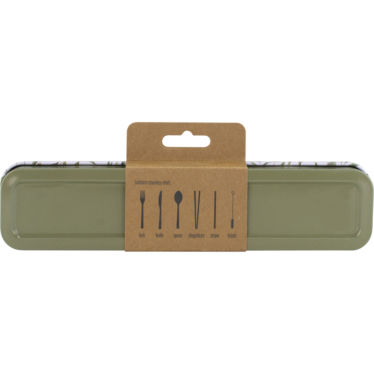 RetroKitchen Carry Your Cutlery Eucalyptus back image