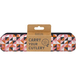 RETROKITCHEN Cutlery Set Geometric RETRO KITCHEN Carry Your Cutlery - Stainless Steel Cutlery Set