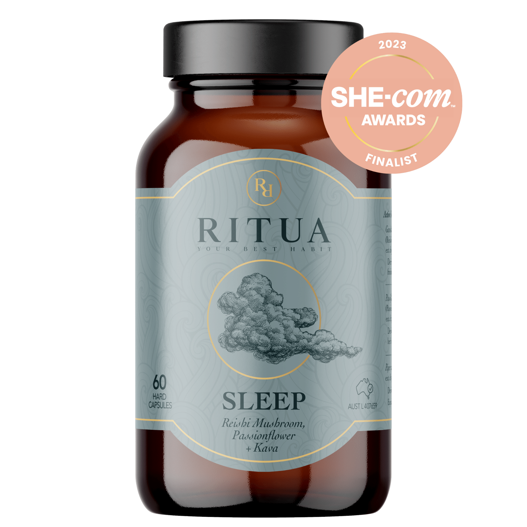 Ritua Vitamins & Supplements SLEEP by Ritua - Natural Sleep Supplement (60 caps)