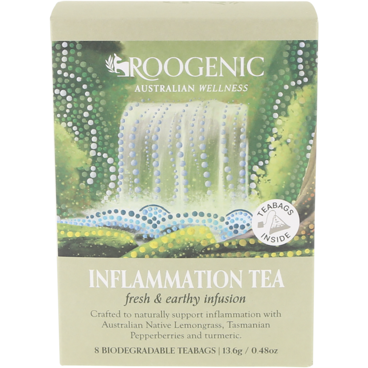 Roogenic Inflammation Tea Bags 8pk original UHP supplier product photo