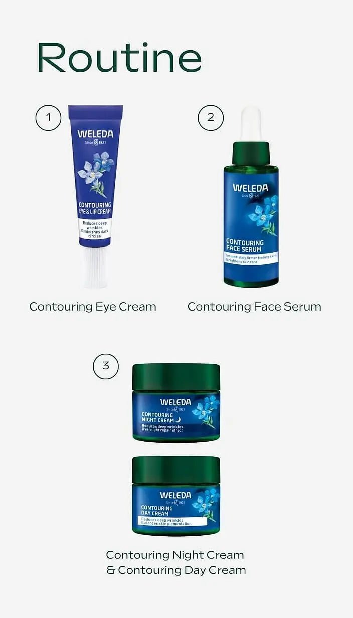 Weleda Contouring Night Cream Blue Gentian & Edelweiss 40ml lifestyle