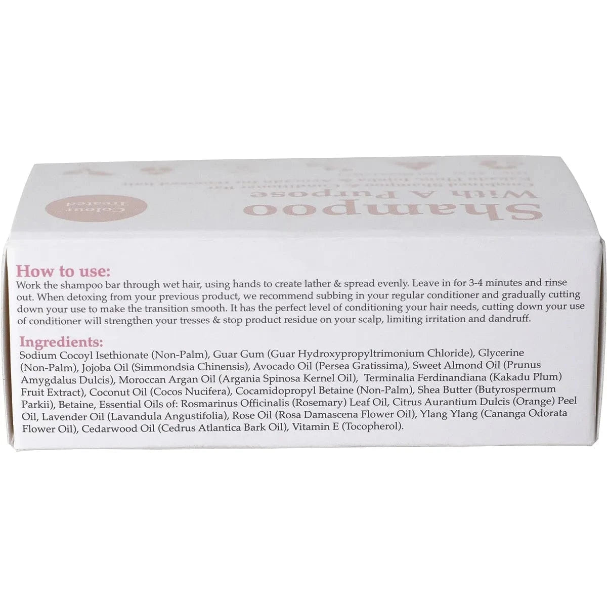 Shampoo with a Purpose Health & Beauty Shampoo with a Purpose Shampoo & Conditioner Bar Colour Treated Hair 135g