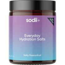 Sodii Vitamins & Supplements 185g Tub Sodii Everyday Hydration Salts Salty Passionfruit