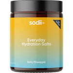 Sodii Vitamins & Supplements 185g Tub Sodii Everyday Hydration Salts Salty Pineapple