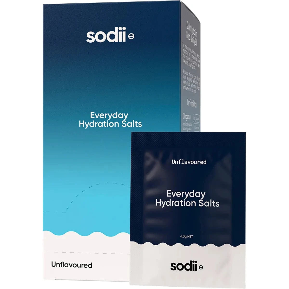 Sodii Vitamins & Supplements 30pk Sachets Sodii Everyday Hydration Salts Unflavoured