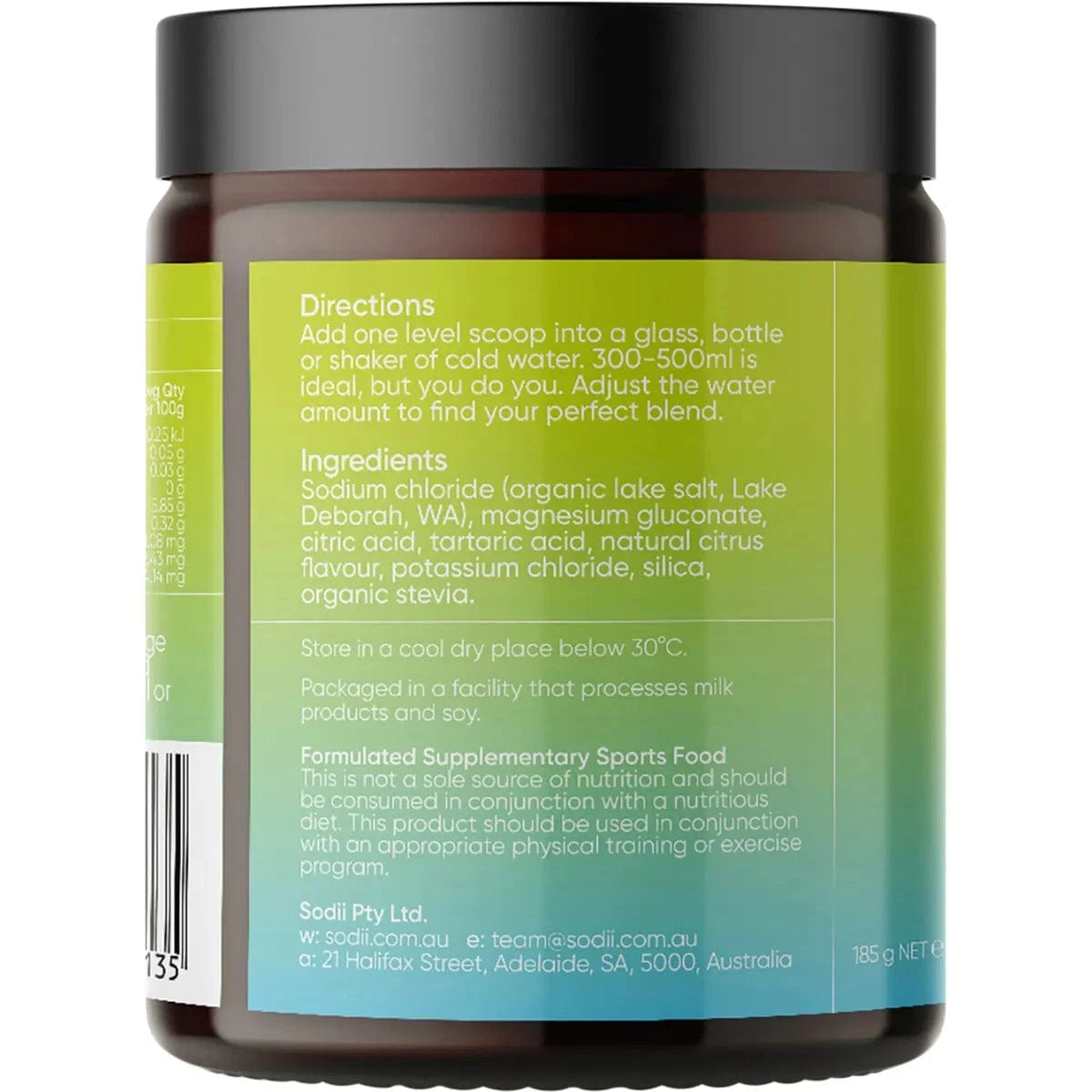 Sodii Vitamins & Supplements Sodii Everyday Hydration Salts Salty Citrus