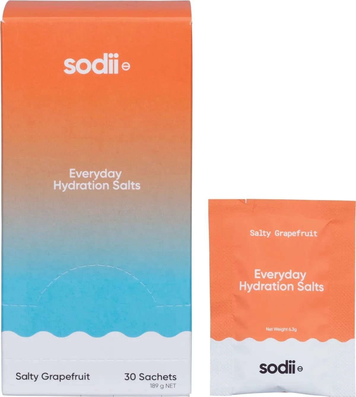 Sodii Vitamins & Supplements Sodii Everyday Hydration Salts Salty Grapefruit