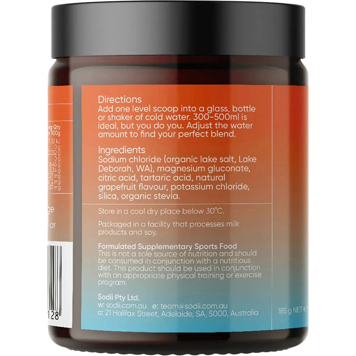 Sodii Vitamins & Supplements Sodii Everyday Hydration Salts Salty Grapefruit