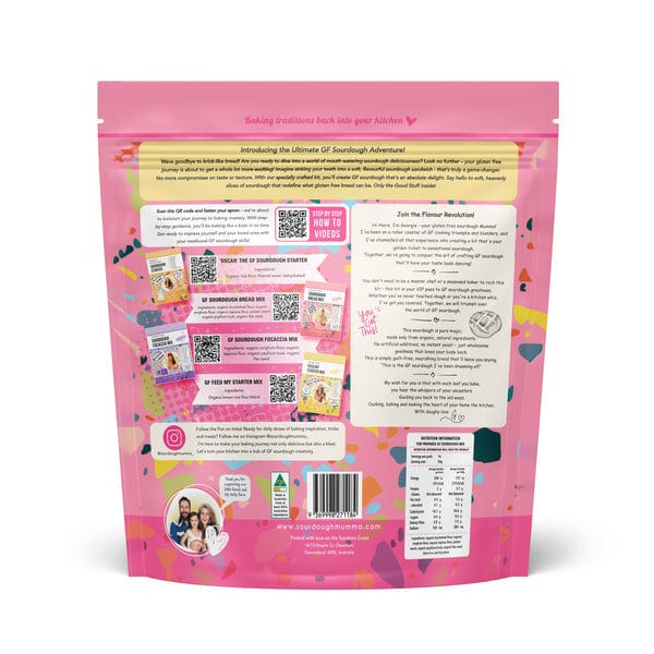 Sourdough Mumma Baking Mixes Sourdough Mumma Sourdough Bread Making Kit Gluten Free 1.12kg