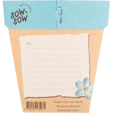Sow 'n Sow Gift Of Seeds Forget Me Not back image