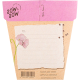 Sow 'n Sow Gift Of Seeds Sweet Pea back image
