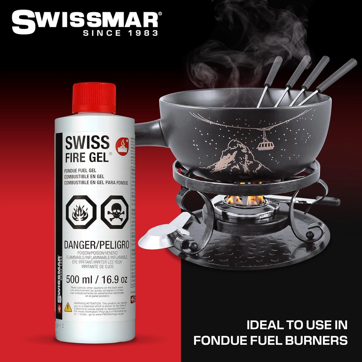 Swissmar Swiss Fire Gel Refill 500ml Bottle