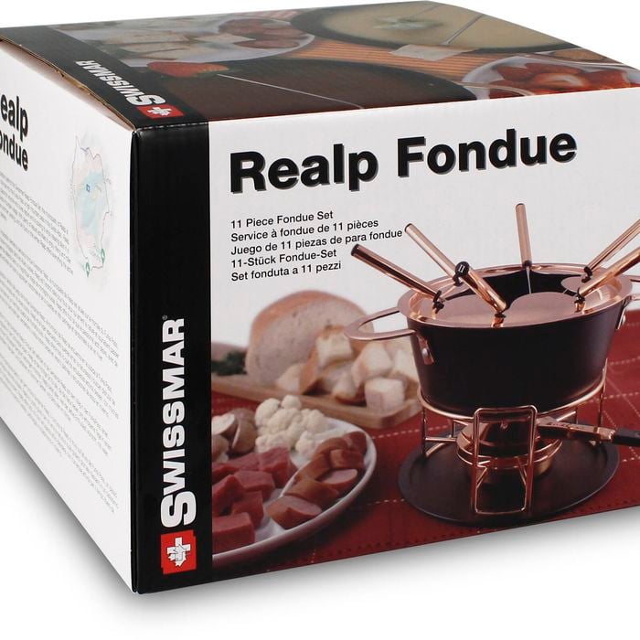 Swissmar Realp 11 Piece Fondue Set 75809 retail packaging