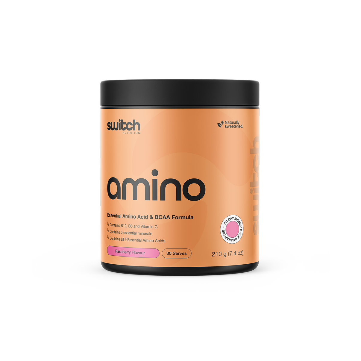 Switch Nutrition Amino Raspberry 210g front