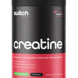 Switch Nutrition Creatine Monohydrate Refreshing Lime 500g — exact front packshot