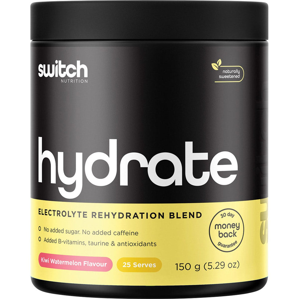 Switch Nutrition Hydrate Electrolytes Kiwi Watermelon 150g — exact front product image