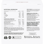 Switch Nutrition Coffee Mental Focus Elixir Espresso box back image