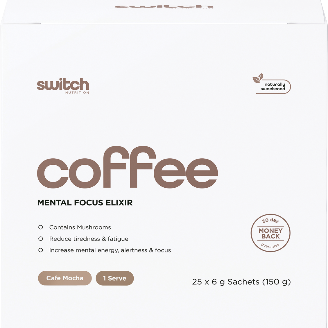 Switch Nutrition Coffee Mental Focus Elixir Cafe Mocha product image