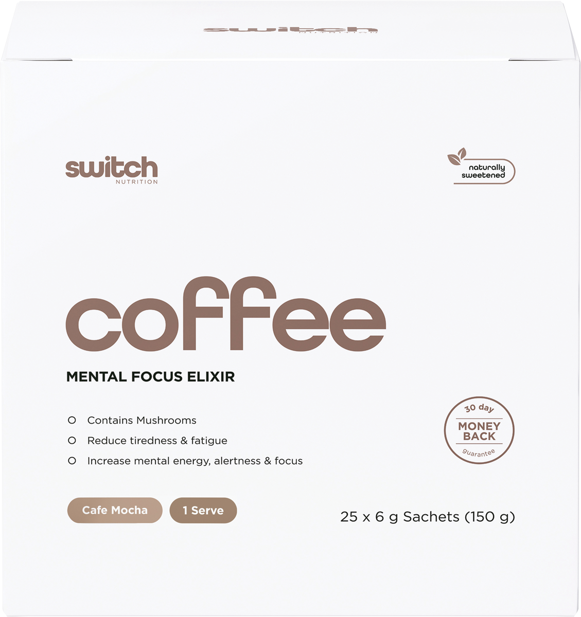 Switch Nutrition Coffee Mental Focus Elixir Cafe Mocha product image