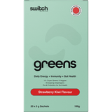 Switch Nutrition Greens Strawberry Kiwi 20x5g box image