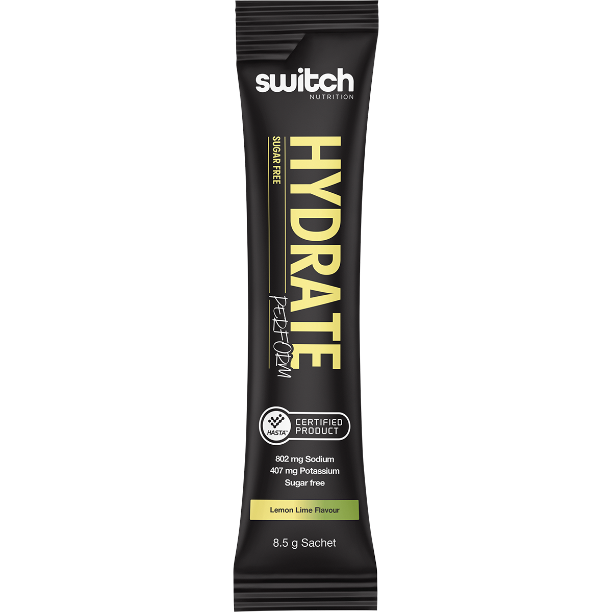 Switch Nutrition Hydrate Perform Lemon Lime 20 sachets alternate image