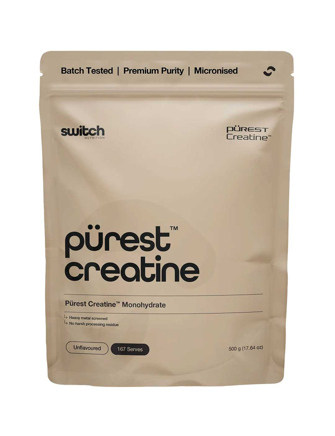 Switch Nutrition Purest Creatine Monohydrate 500g