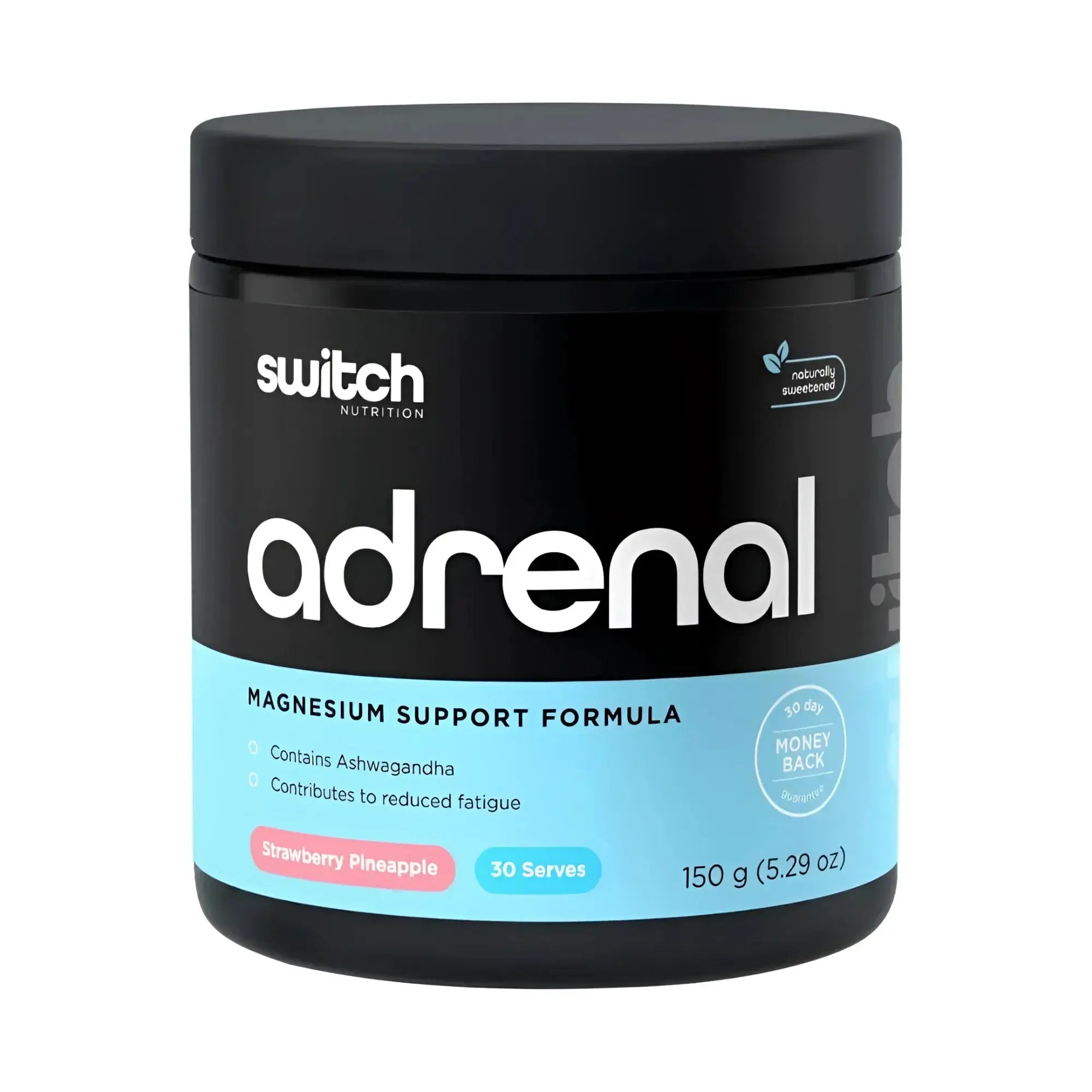 Switch Nutrition Vitamins & Supplements Switch Nutrition Adrenal Magnesium Support Formula Strawberry Pineapple 150g