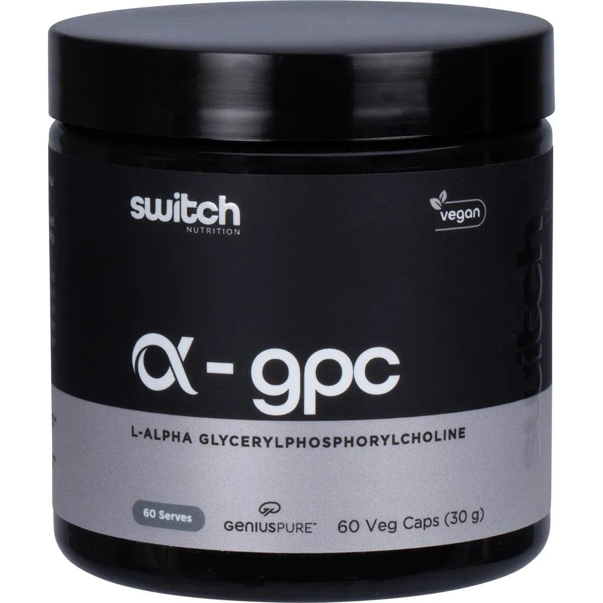 Switch Nutrition Vitamins & Supplements Switch Nutrition Alpha GPC L-Alpha Glycerylphosphorylcholine 60 Caps